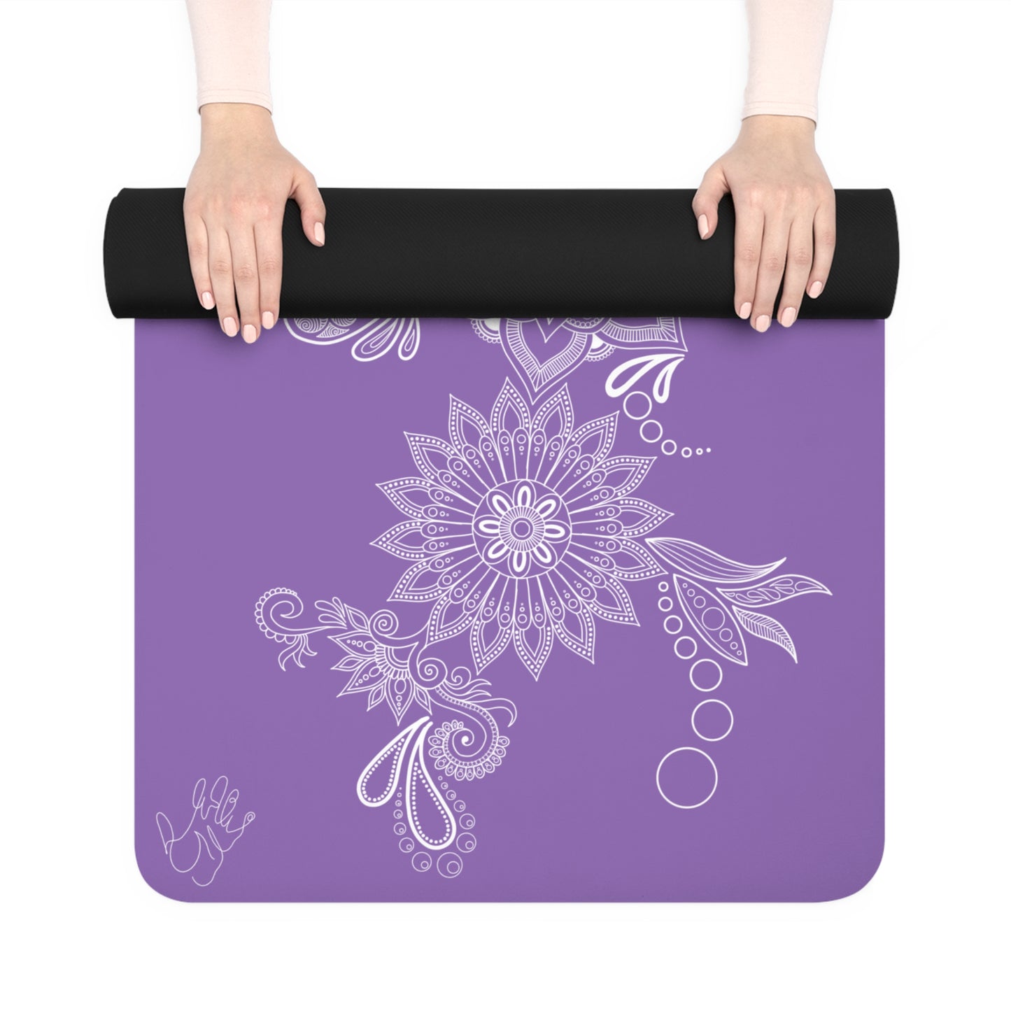 Lilac Floral Mat