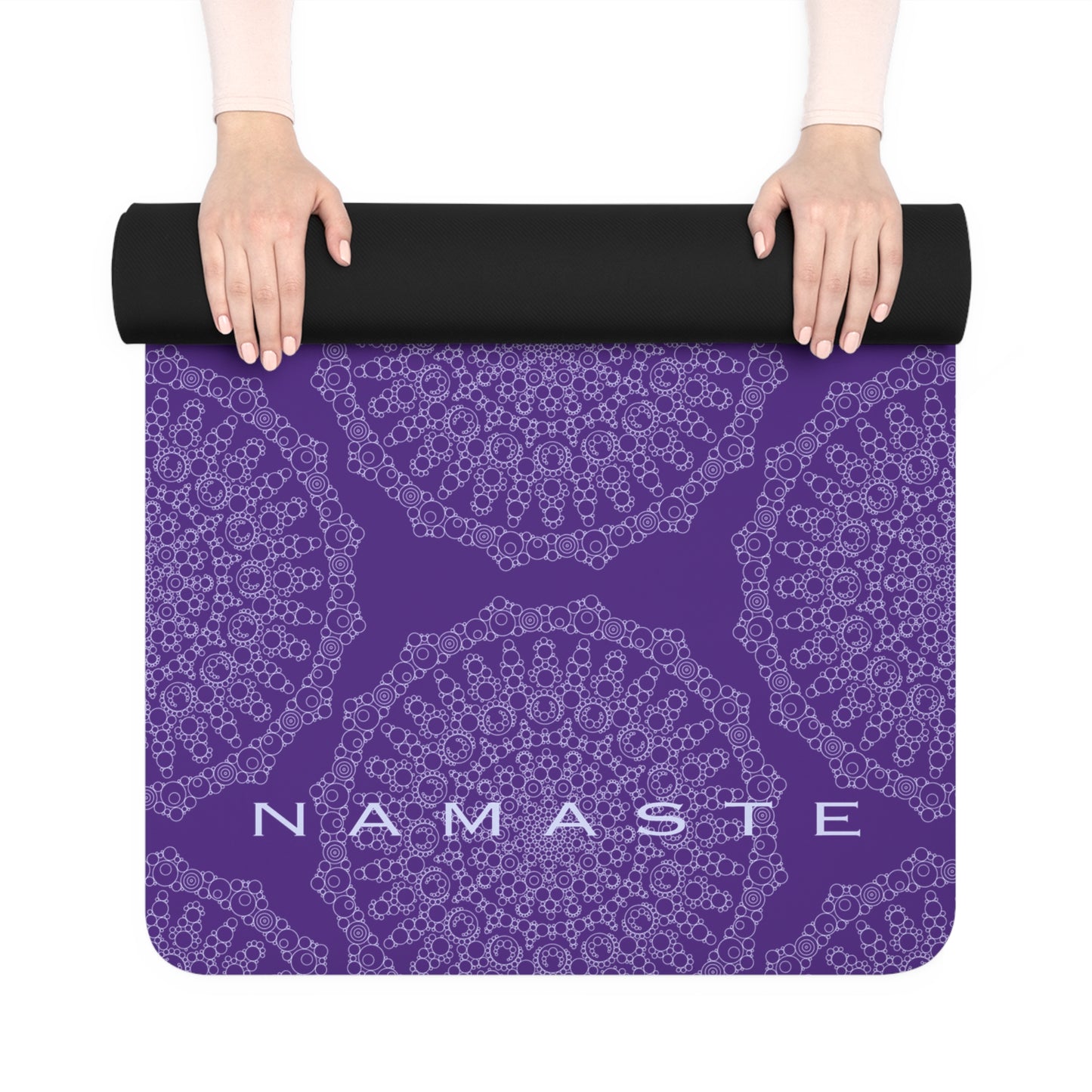 Namaste Mandala Rubber Yoga Mat - Non-Slip, Eco-Friendly Yoga Essentials