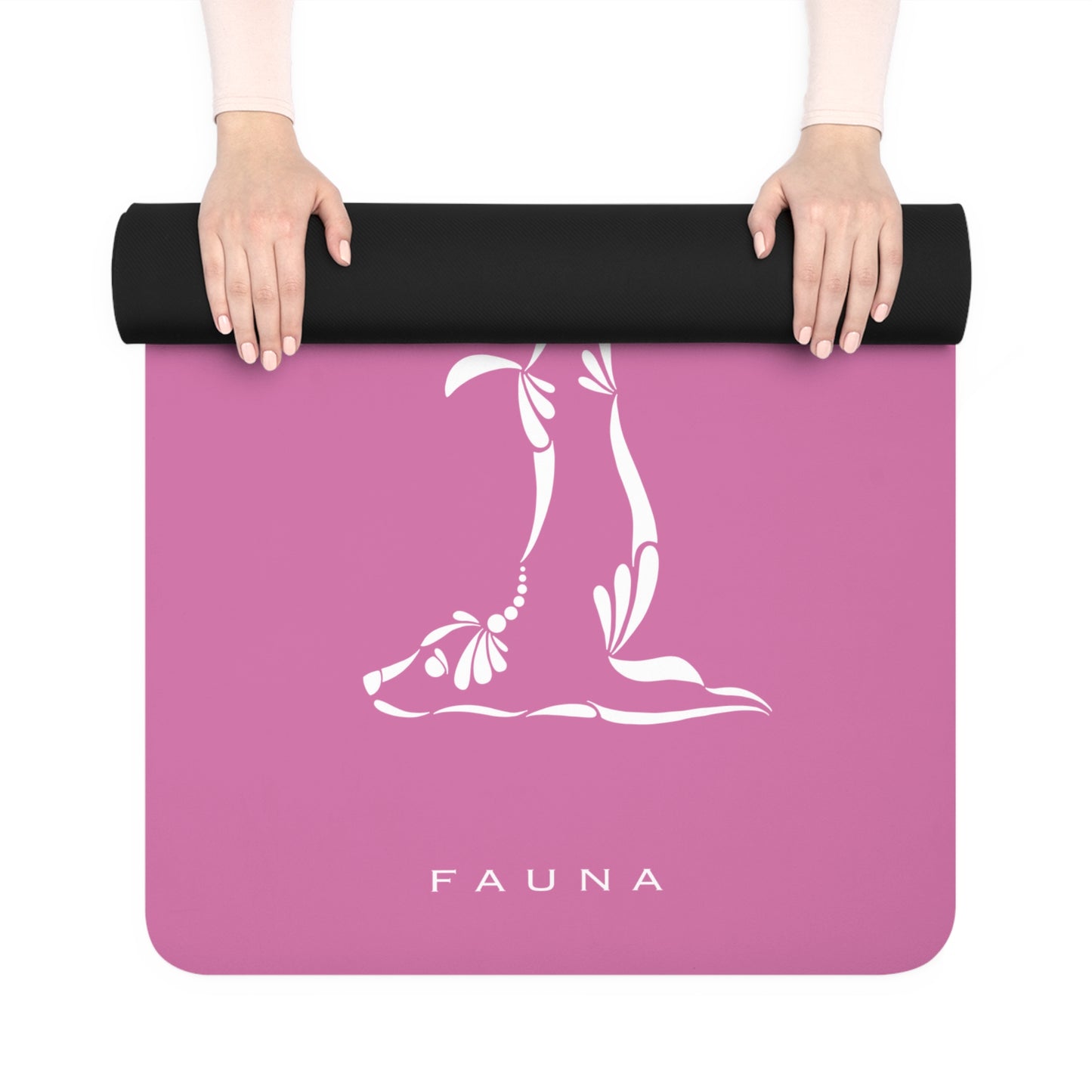 Pink Yogi Dogs Yoga Mat FAUNA COLLECTION- Eco-Friendly Rubber with Dog Designs