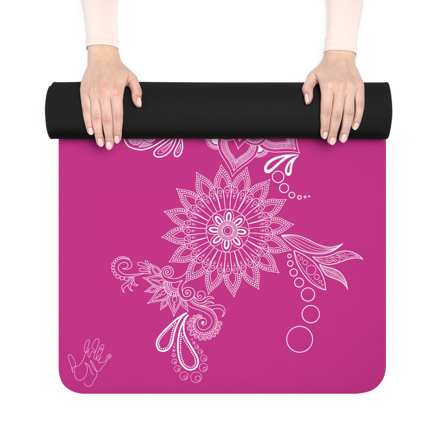 Pink Floral Mat