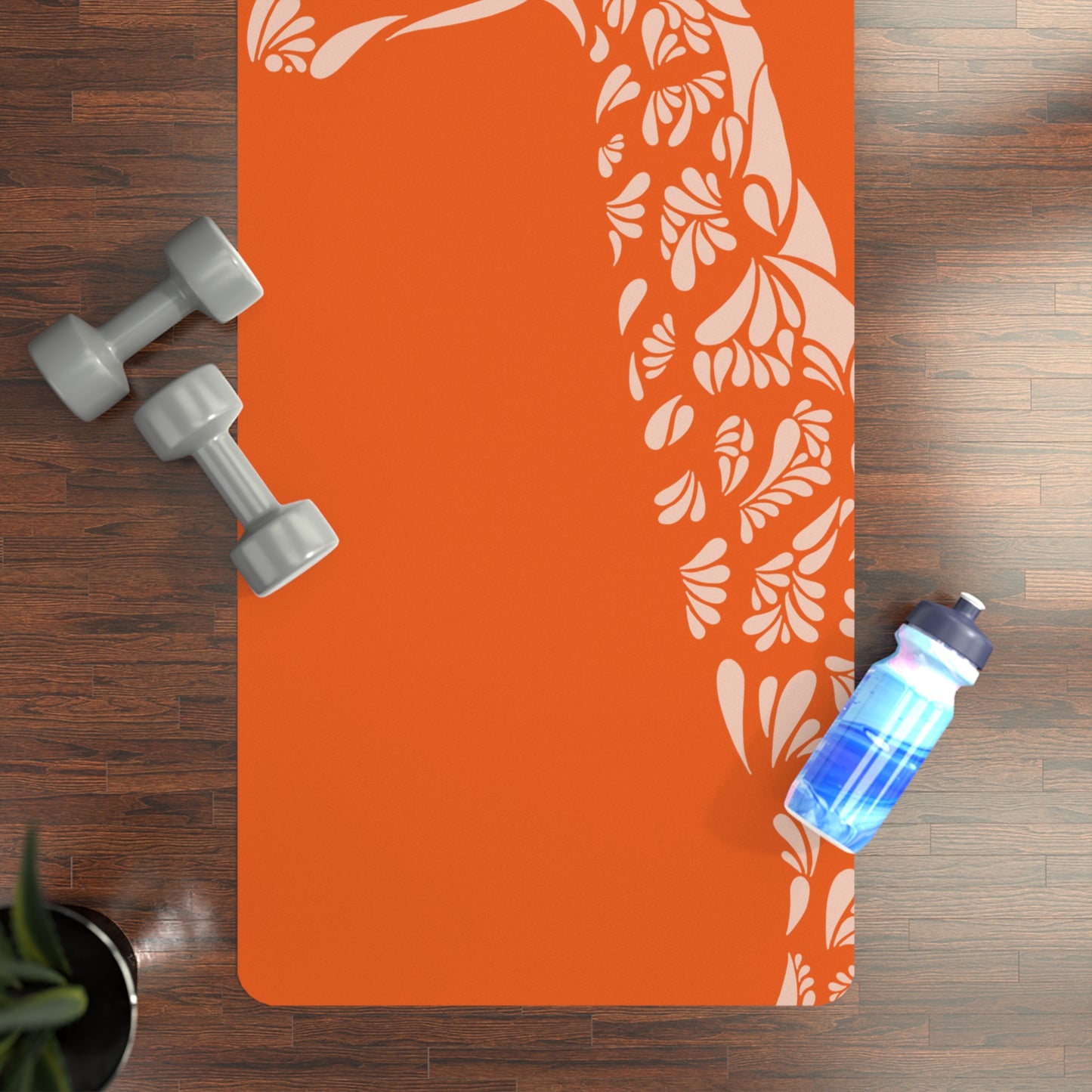 Eco-Friendly Rubber Yoga Mat with Giraffe Design - Perfect for Home Workouts and Fitness Enthusiasts