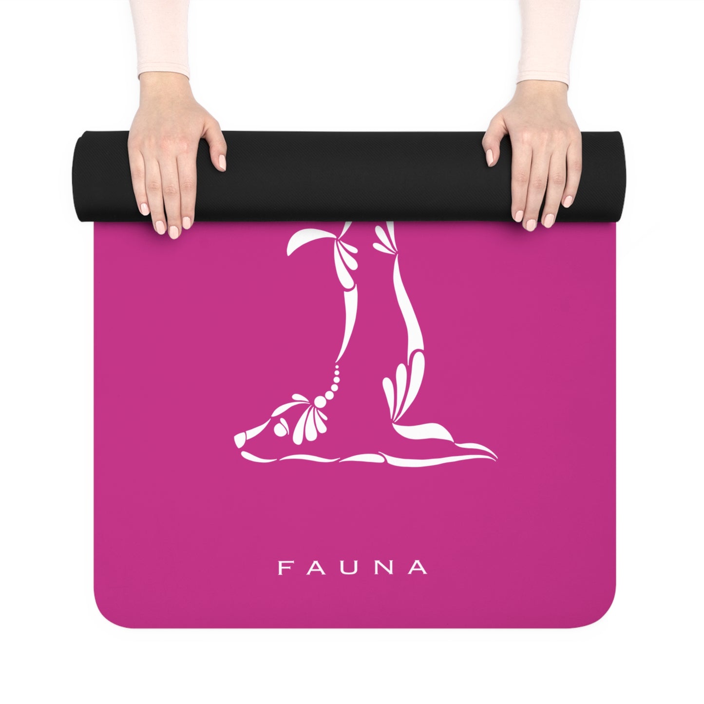 Pink Yogi Dogs Yoga Mat FAUNA COLLECTION