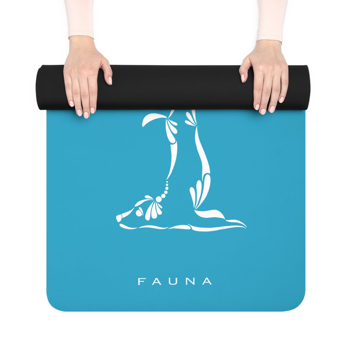 Blue Yogi Dogs Yoga Mat FAUNA COLLECTION - Eco-Friendly Rubber with Dog Designs