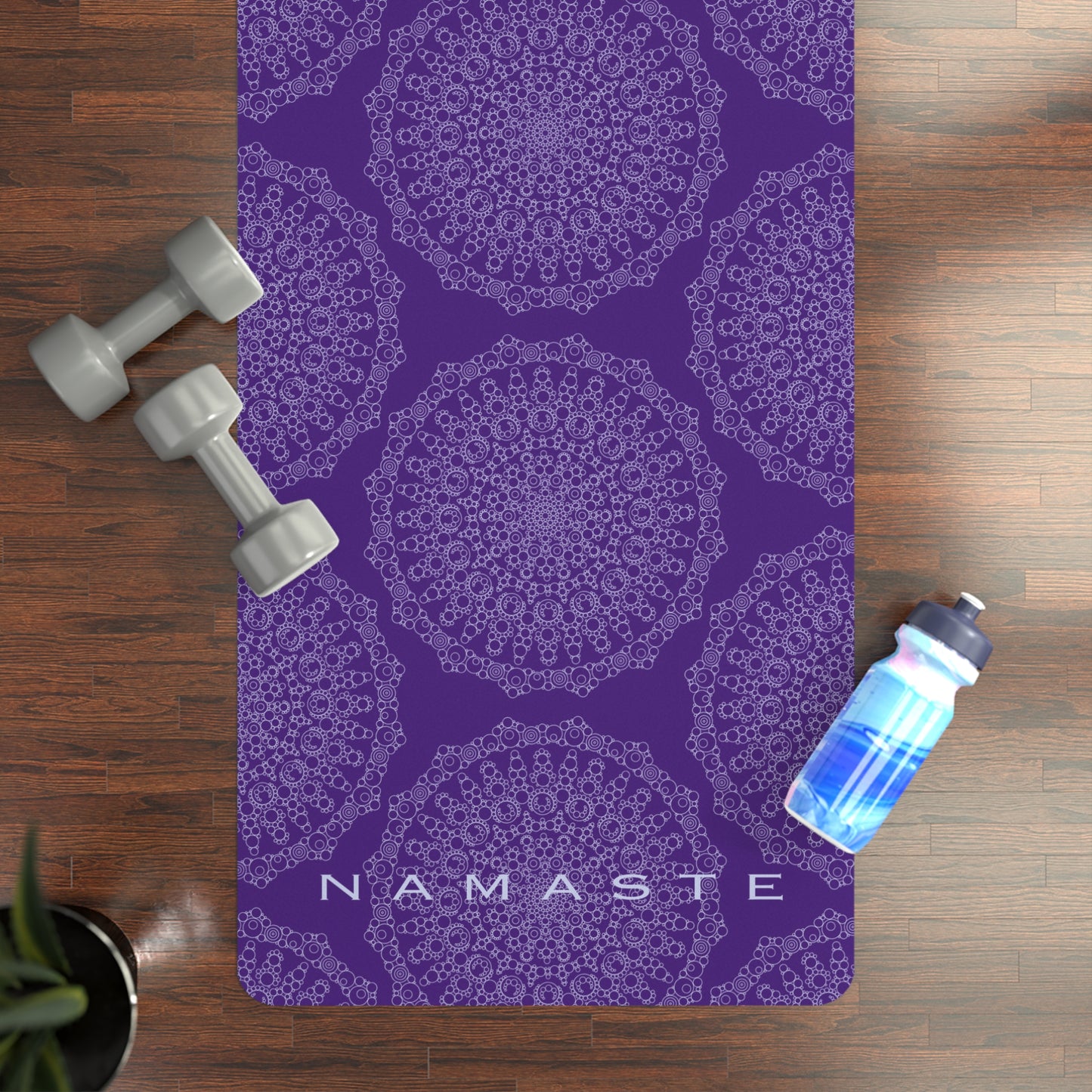 Namaste Mandala Rubber Yoga Mat - Non-Slip, Eco-Friendly Yoga Essentials