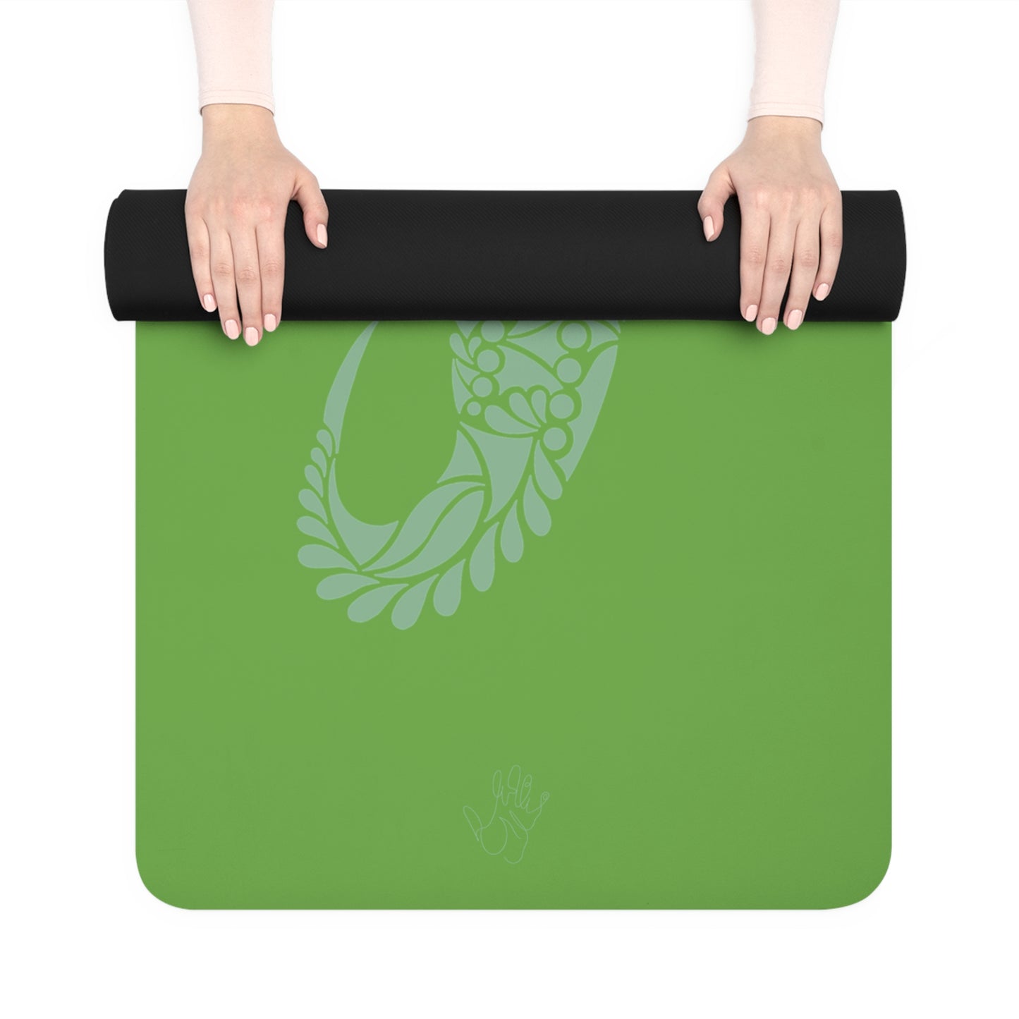 Light Green Croc Yoga Mat FAUNA COLLECTION