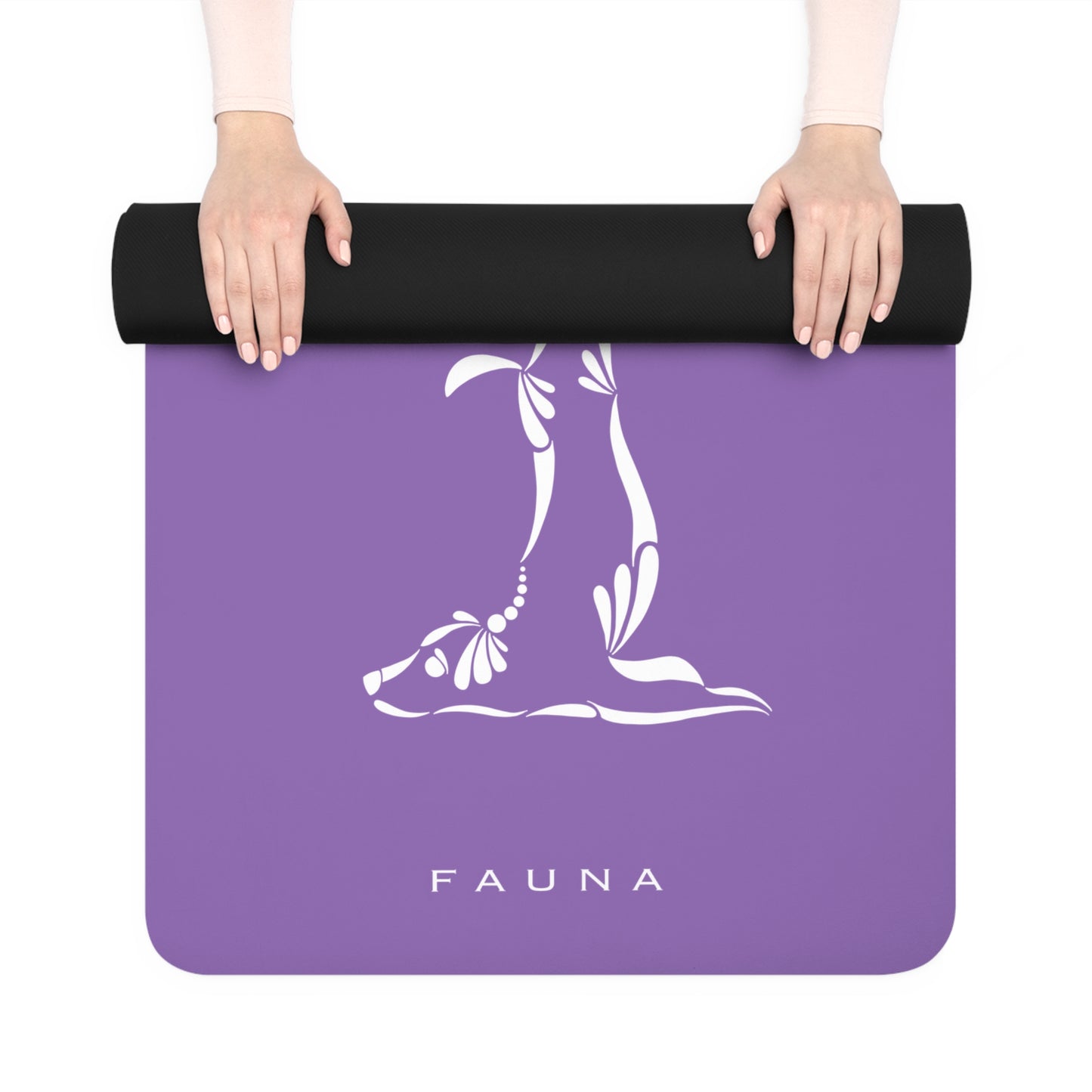 Lilac Yogi Dogs Yoga Mat FAUNA COLLECTION - Eco-Friendly Rubber with Dog Designs