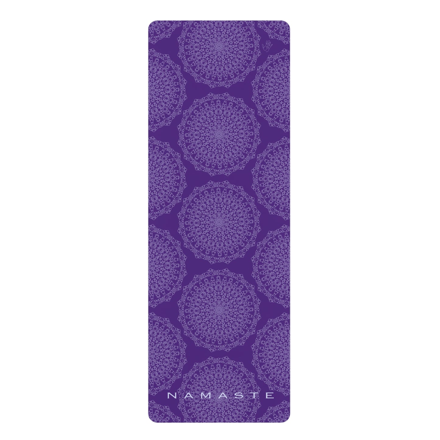 Namaste Mandala Rubber Yoga Mat - Non-Slip, Eco-Friendly Yoga Essentials