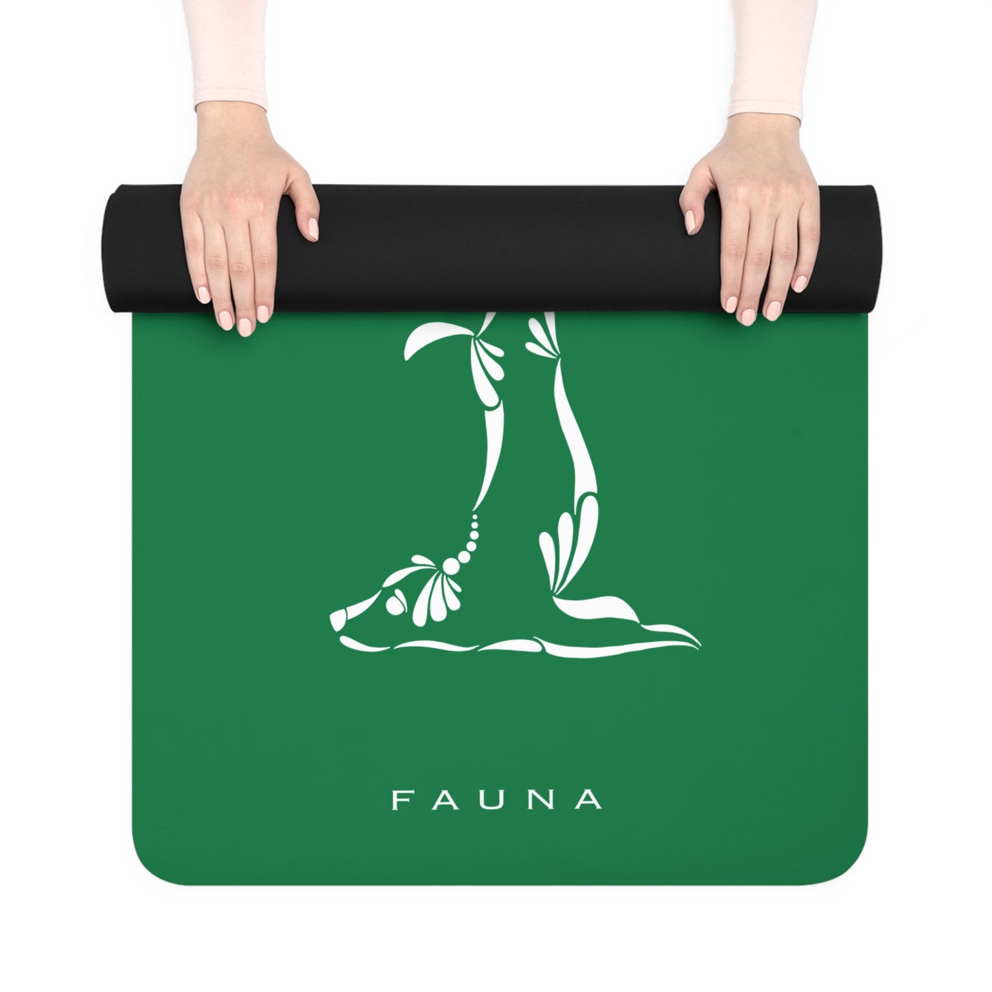 Green Yogi Dogs Yoga Mat FAUNA COLLECTION