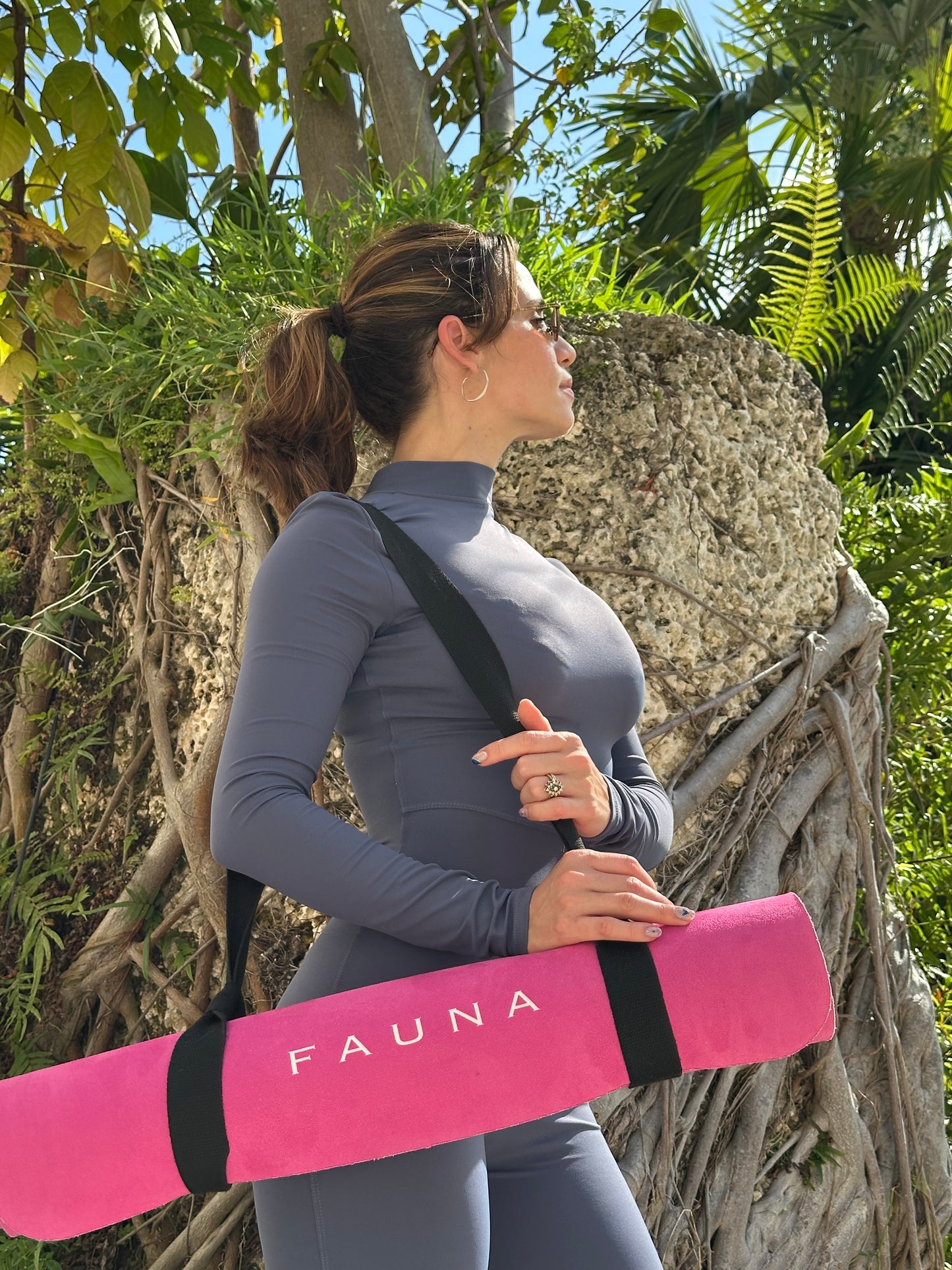 Flamingo Rubber Yoga Mat FAUNA COLLECTION