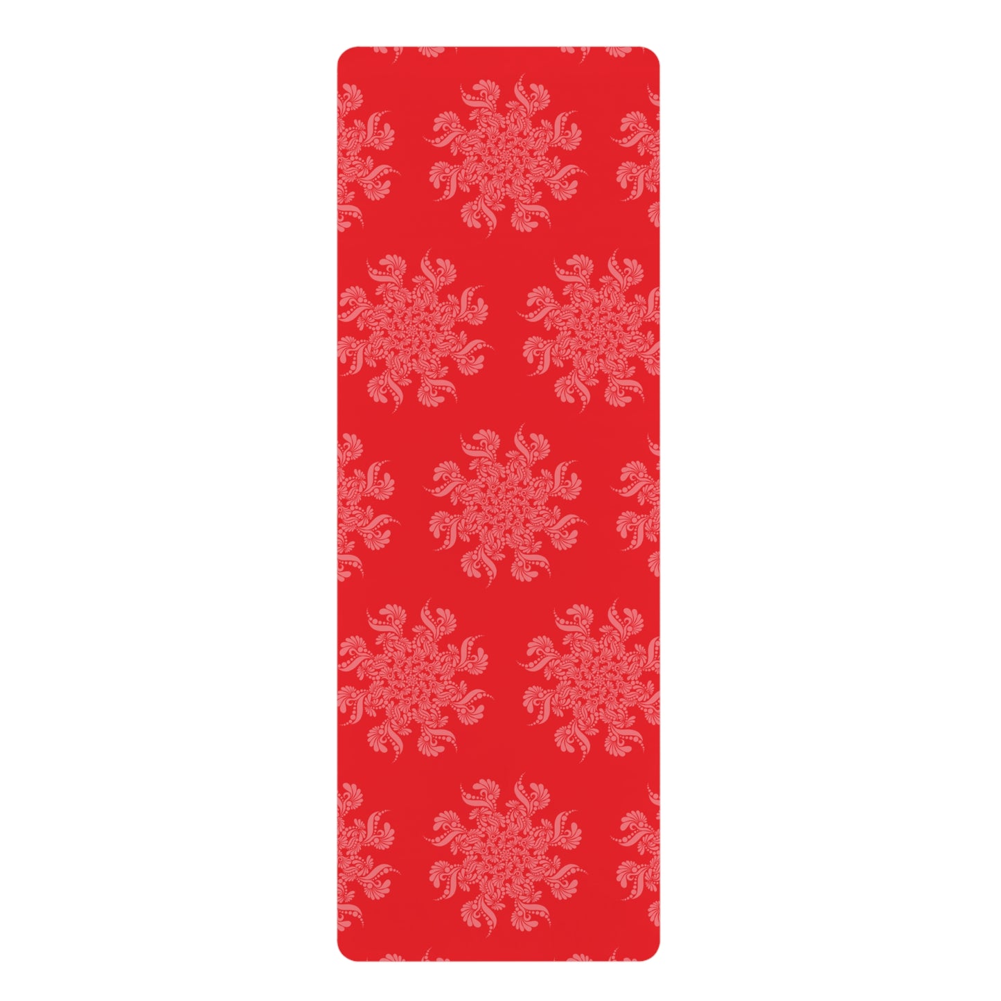 Red Flower Yoga Mat NAMASTE COLLECTION