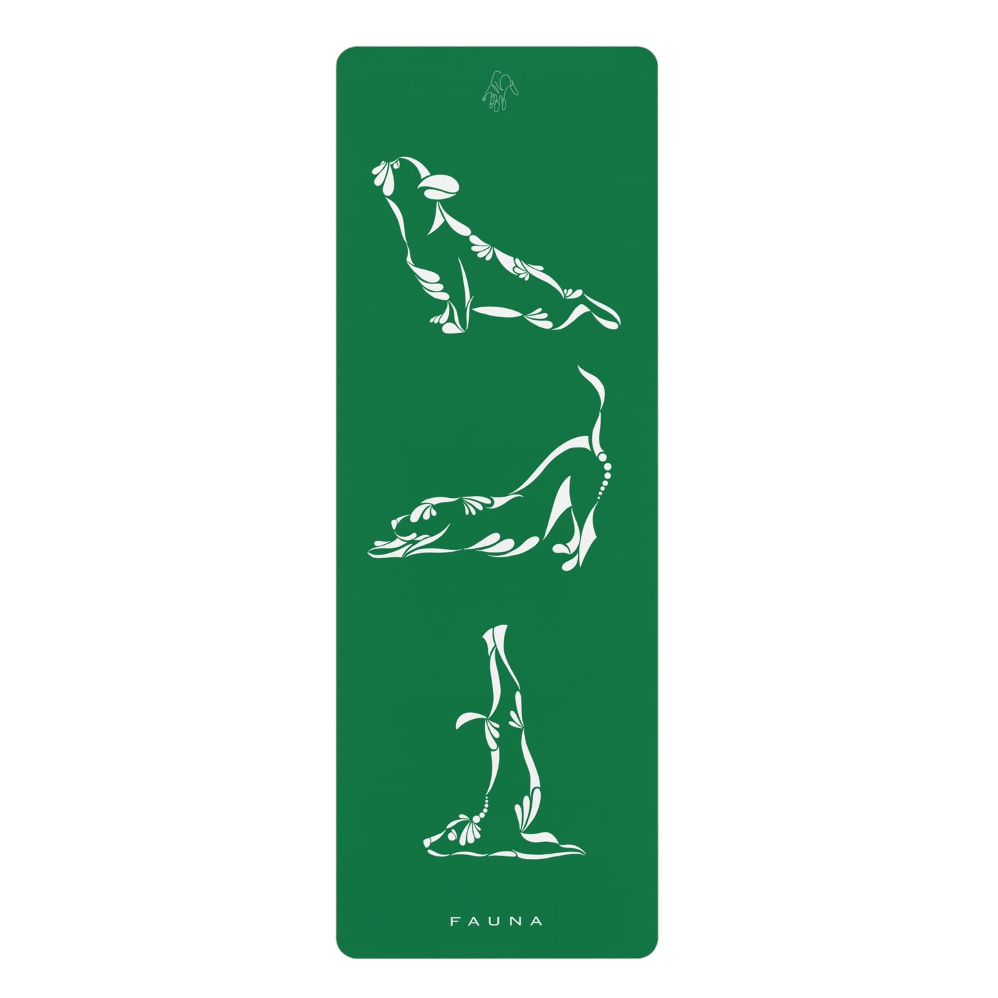 Green Yogi Dogs Yoga Mat FAUNA COLLECTION