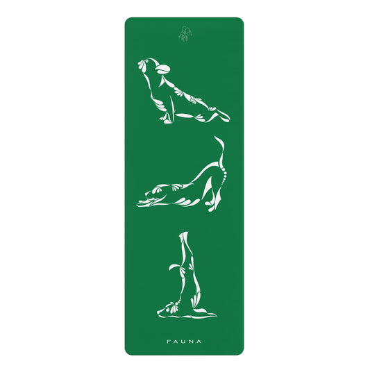 Green Yogi Dogs Yoga Mat FAUNA COLLECTION