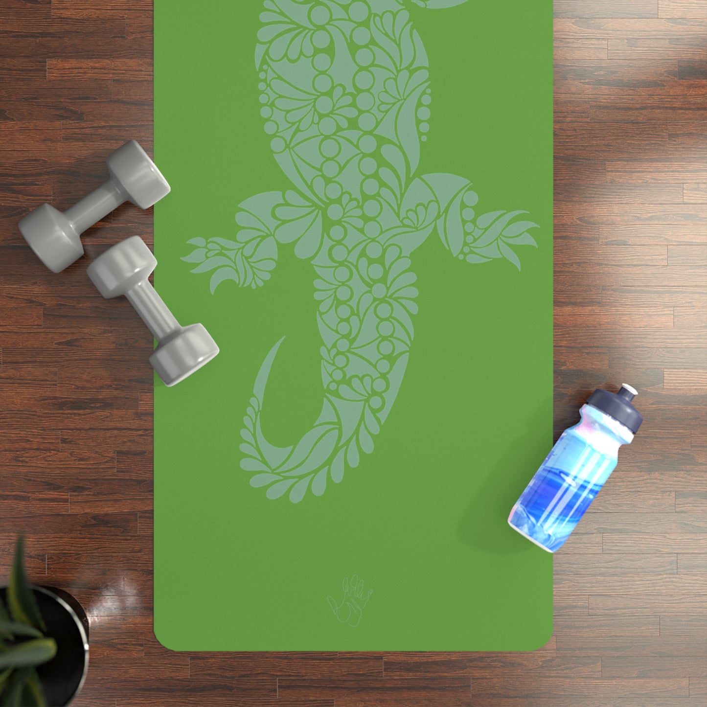 Light Green Croc Yoga Mat FAUNA COLLECTION