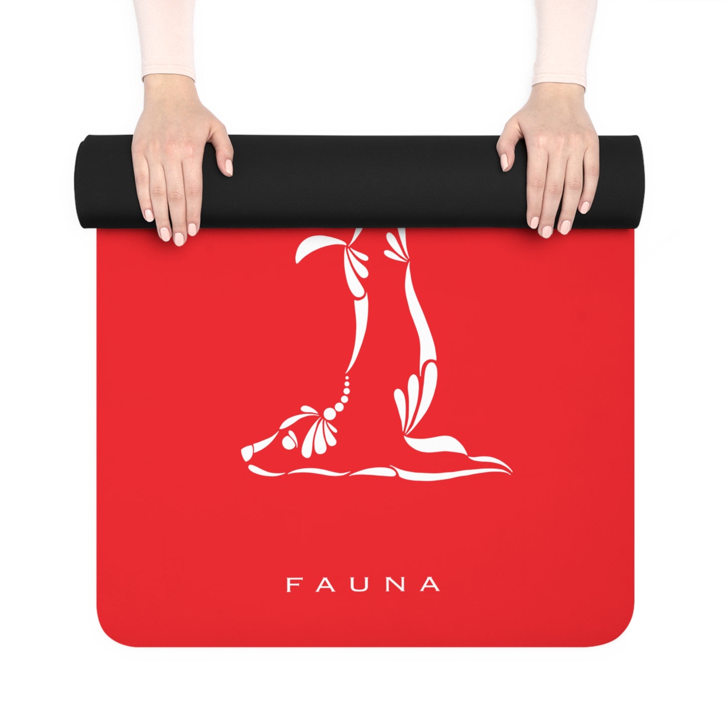 Red Yogi Dogs Yoga Mat FAUNA COLLECTION