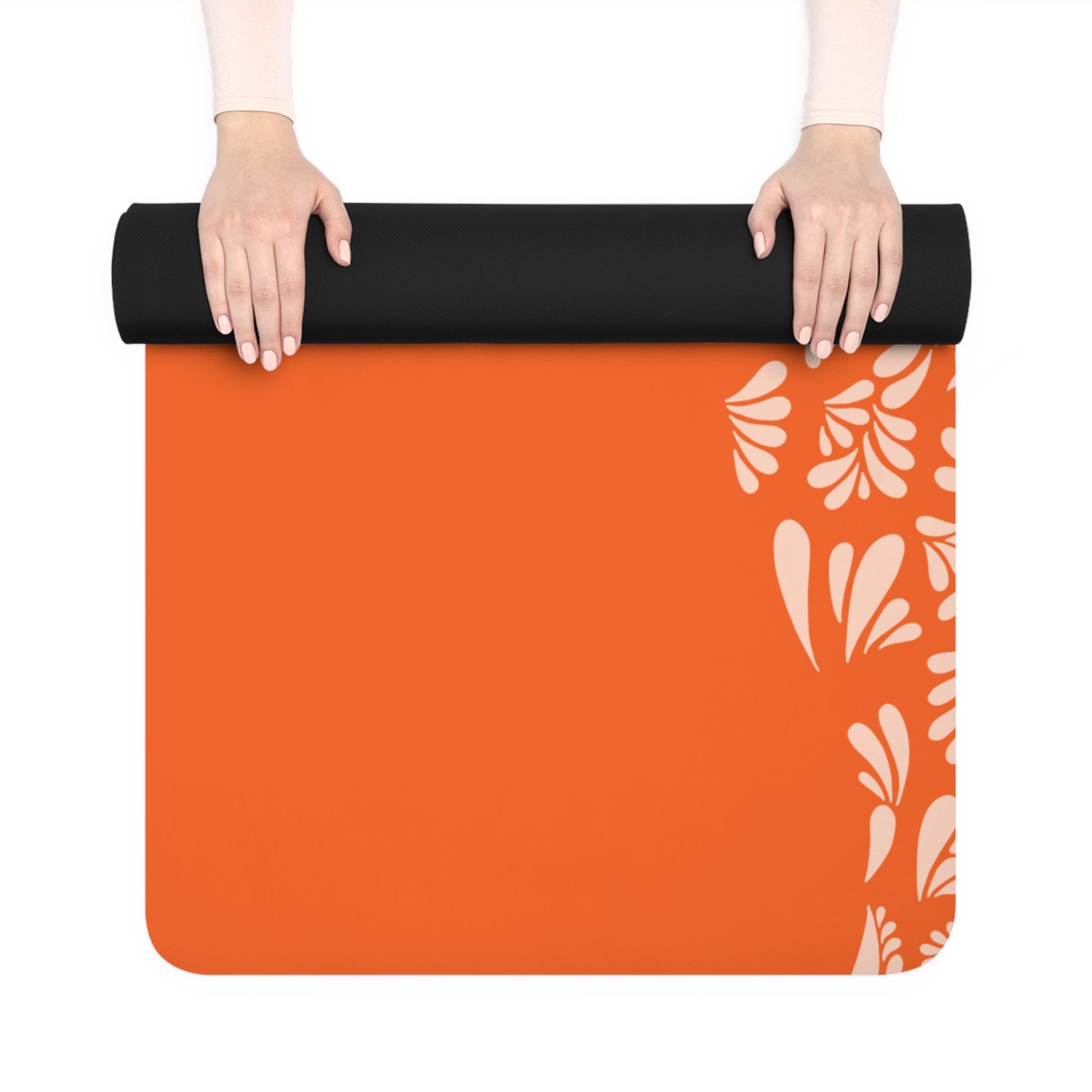 Eco-Friendly Rubber Yoga Mat with Giraffe Design - Perfect for Home Workouts and Fitness Enthusiasts