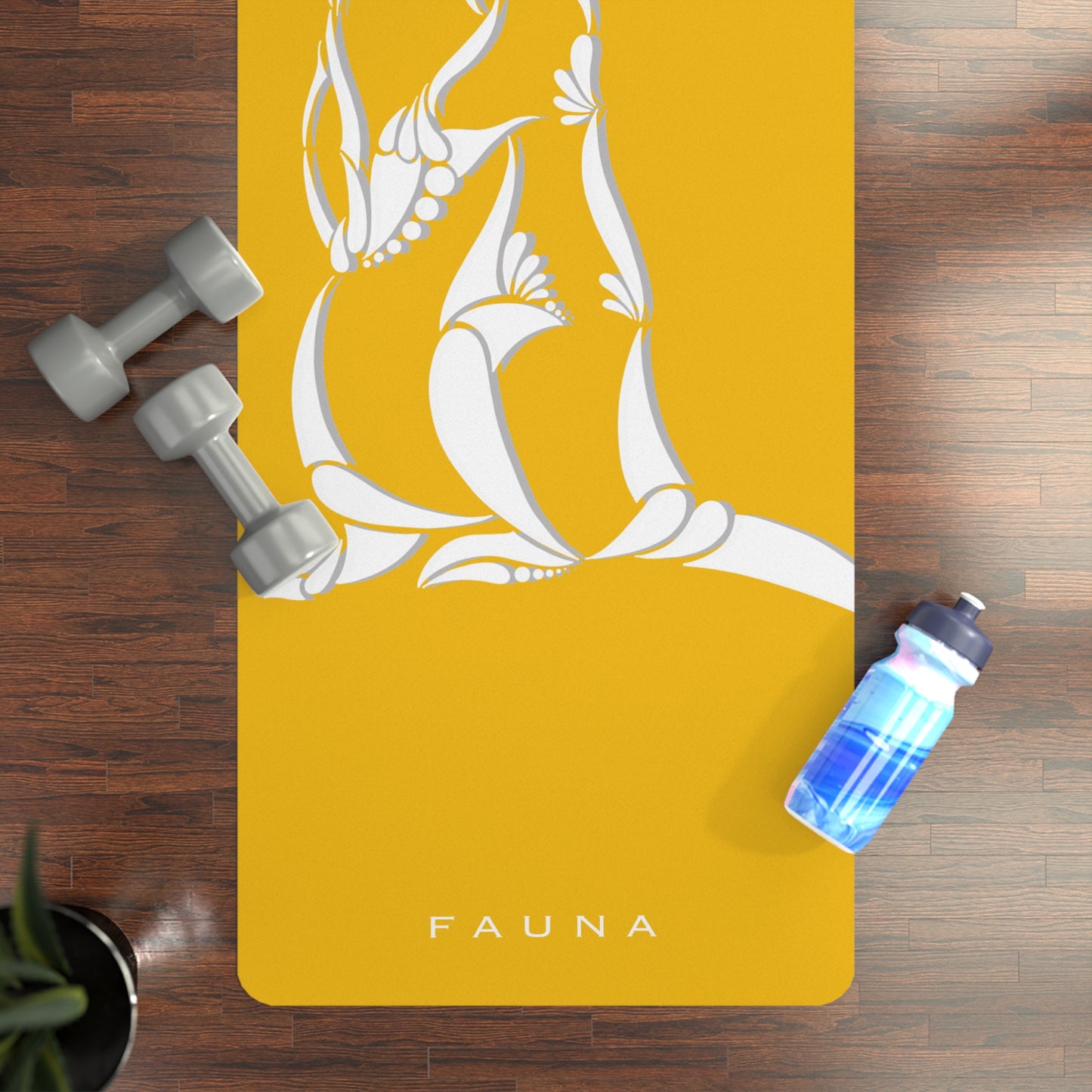 Meerkat Rubber Yoga Mat FAUNA COLLECTION- Durable, Non-Slip, Perfect for Home & Studio Practice