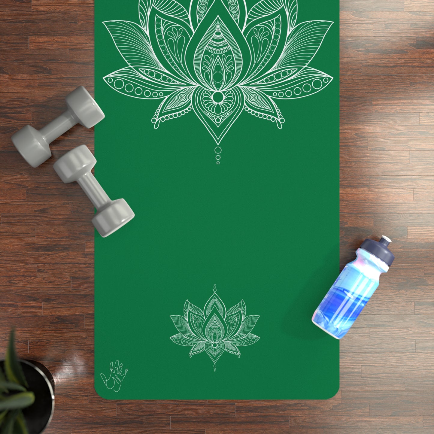 Dark Green Lotus