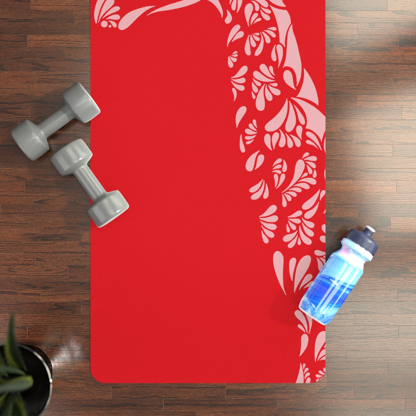 Light Red Giraffe Yoga Mat FAUNA COLLECTION