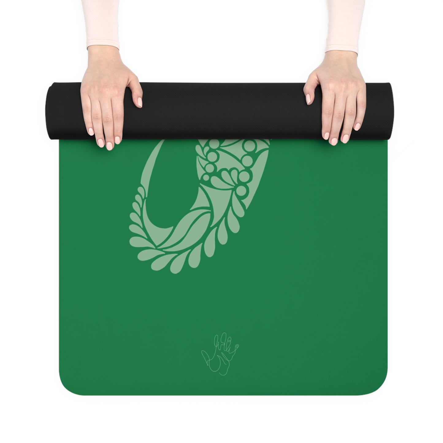 Croc Rubber Yoga Mat FAUNA COLLECTION - Eco-Friendly Exercise Mat for Mindfulness & Fitness
