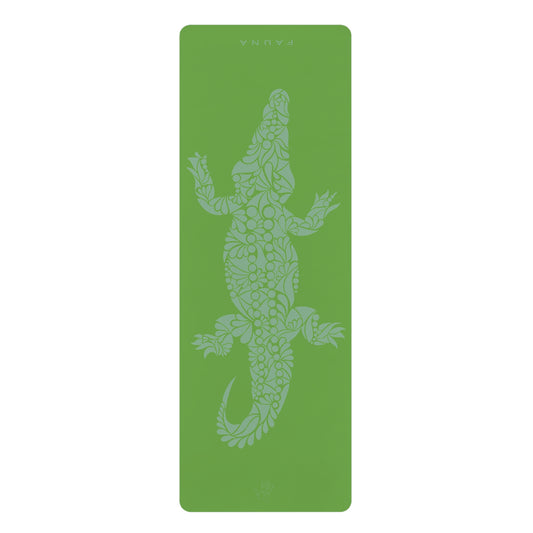 Light Green Croc Yoga Mat FAUNA COLLECTION