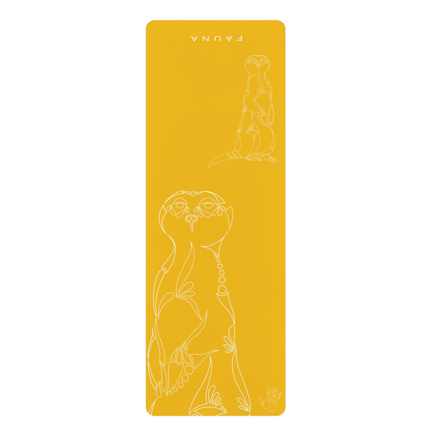 Meerkats Rubber Yoga Mat FAUNA COLLECTION - Durable, Non-Slip, Perfect for Home & Studio Practice