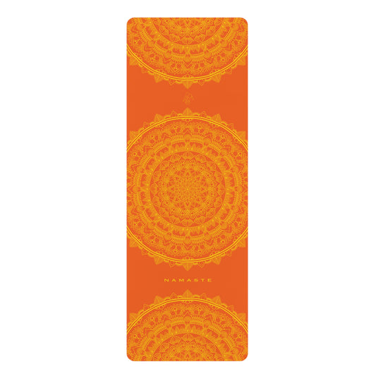 Bright Orange yoga mat NAMASTE COLLECTION