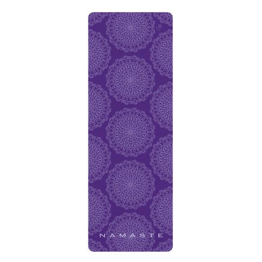 Namaste Mandala Rubber Yoga Mat - Non-Slip, Eco-Friendly Yoga Essentials