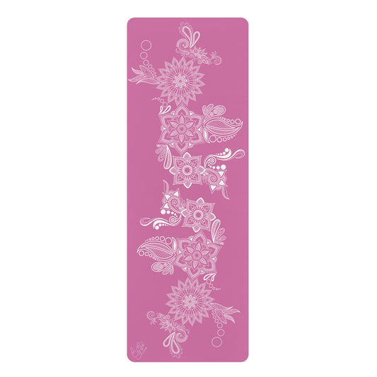 Light Pink Floral Mat