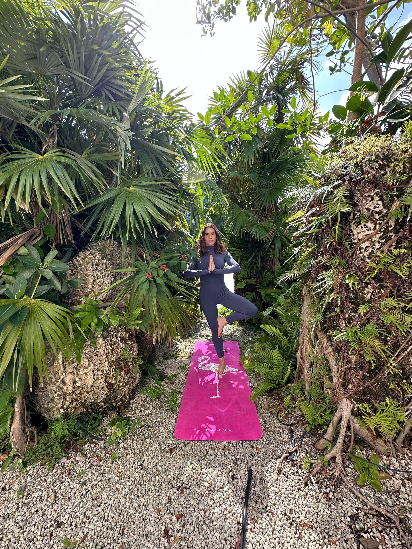 Flamingo Rubber Yoga Mat FAUNA COLLECTION